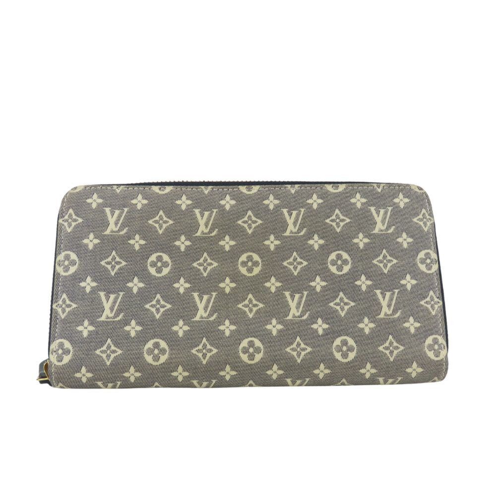 Louis Vuitton Zippy Wallet M63010 Monogram Idylle Ankle Navy Women's Long LOU...